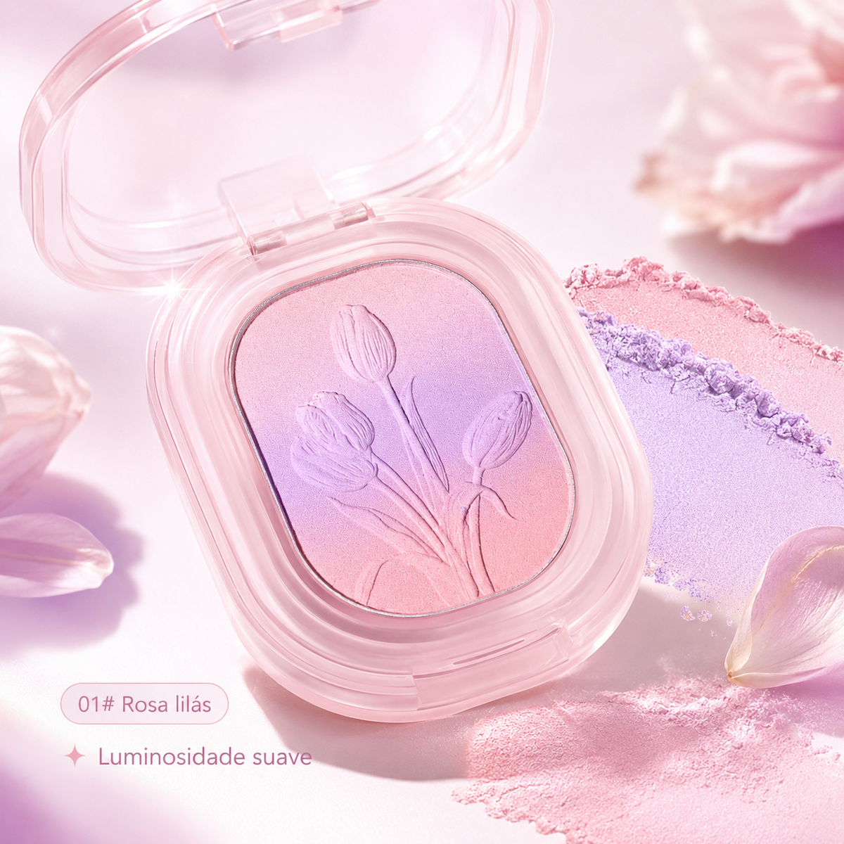Blush Gradiente Tricolor | Efeito Suave, Luminoso e Natural