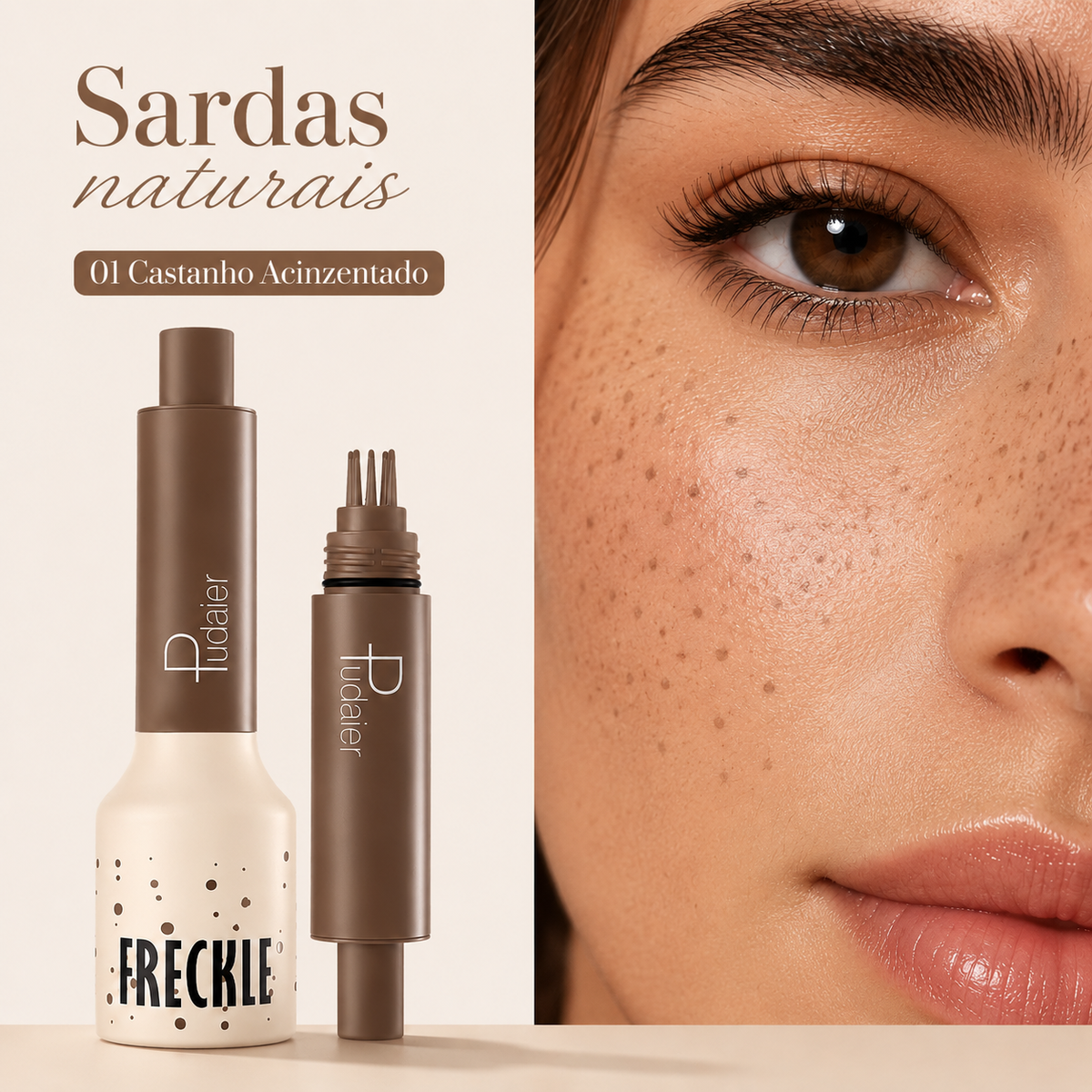 Caneta para Sardas Naturais | Efeito Realista