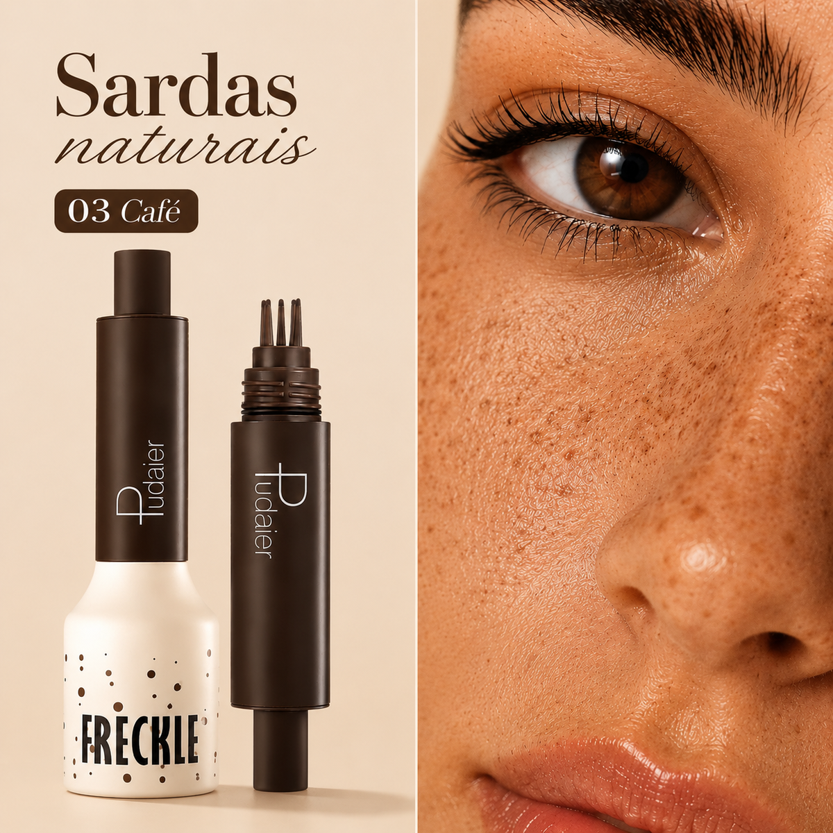 Caneta para Sardas Naturais | Efeito Realista