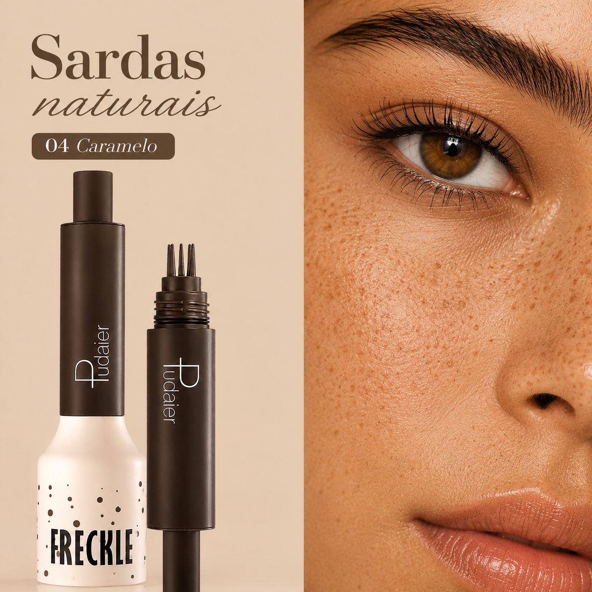 Caneta para Sardas Naturais | Efeito Realista
