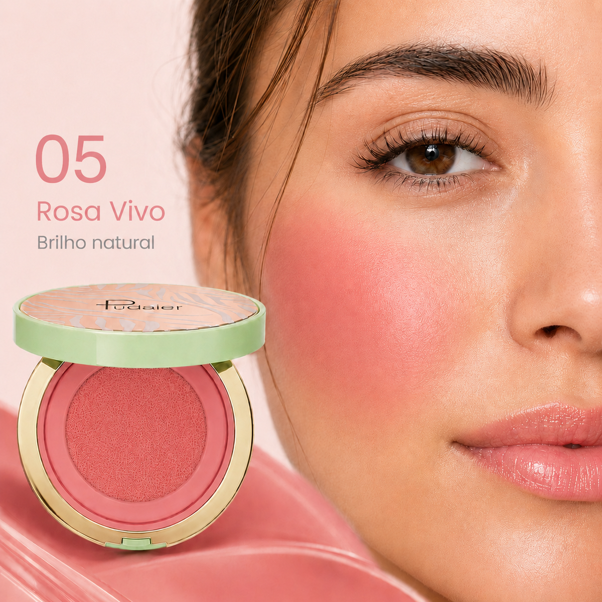 Blush Líquido Cushion | À Prova de Água, Luminoso e de Longa Duração