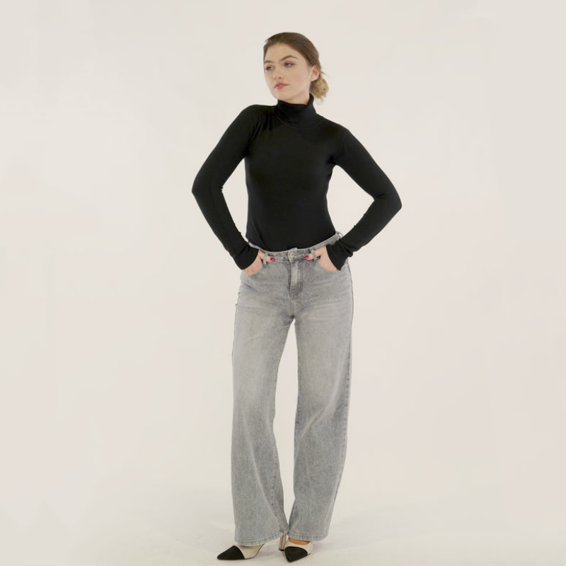 Vê-o Dailly｜Ribbed turtleneck base layer