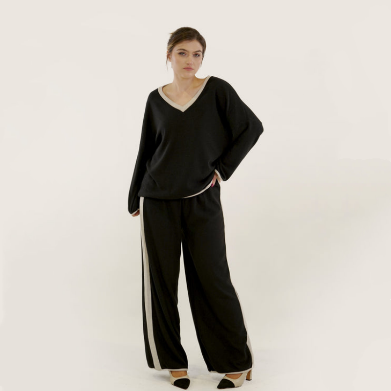 Conjunto casual de lentejuelas