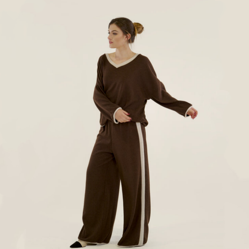 Conjunto casual de lentejuelas