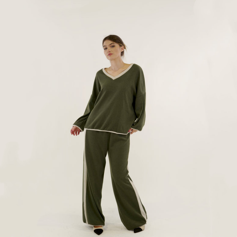 Conjunto casual de lentejuelas