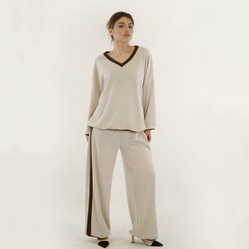 Conjunto casual de lentejuelas