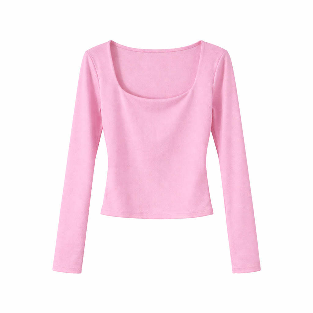 Camiseta térmica base con escote cuadrado