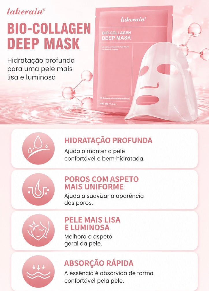 Máscara Facial de Gel Noturna Hidratante | Saqueta Individual