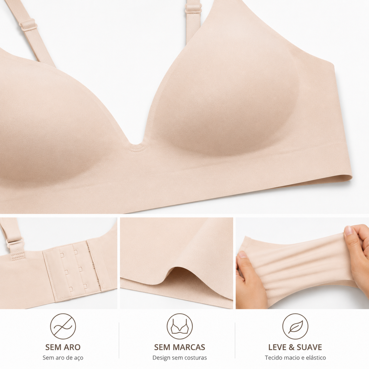 Seamless Wireless Bra