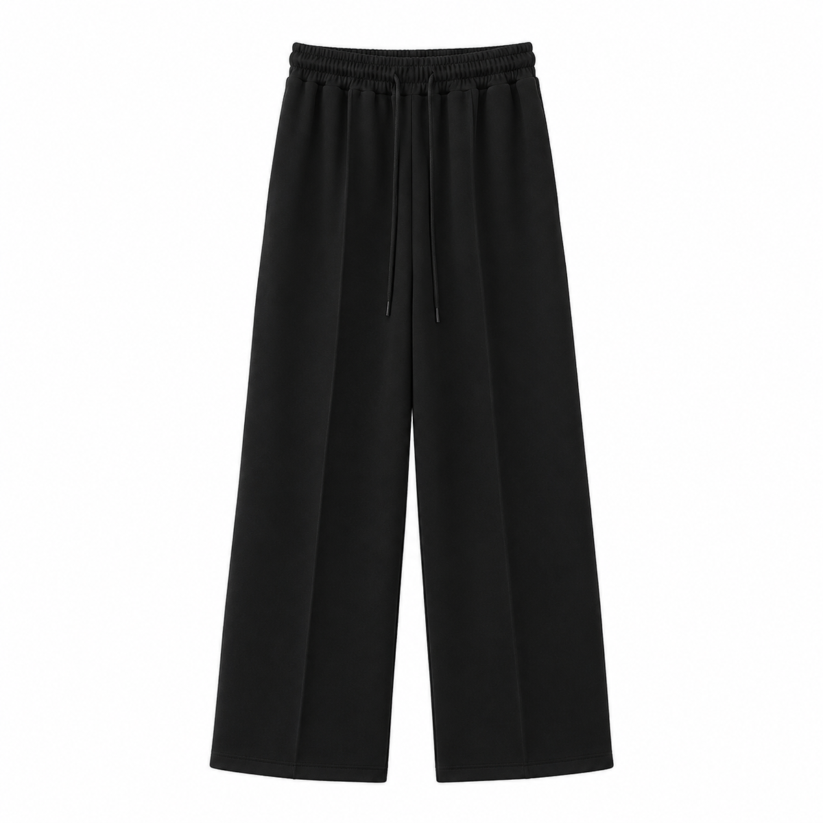 VÊ-O CLASSICS | Calças largas de sweat mulher, cintura elástica com cordão e bolsos laterais, confortáveis para o dia a dia