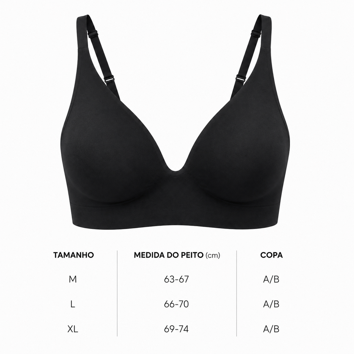 Seamless Wireless Bra