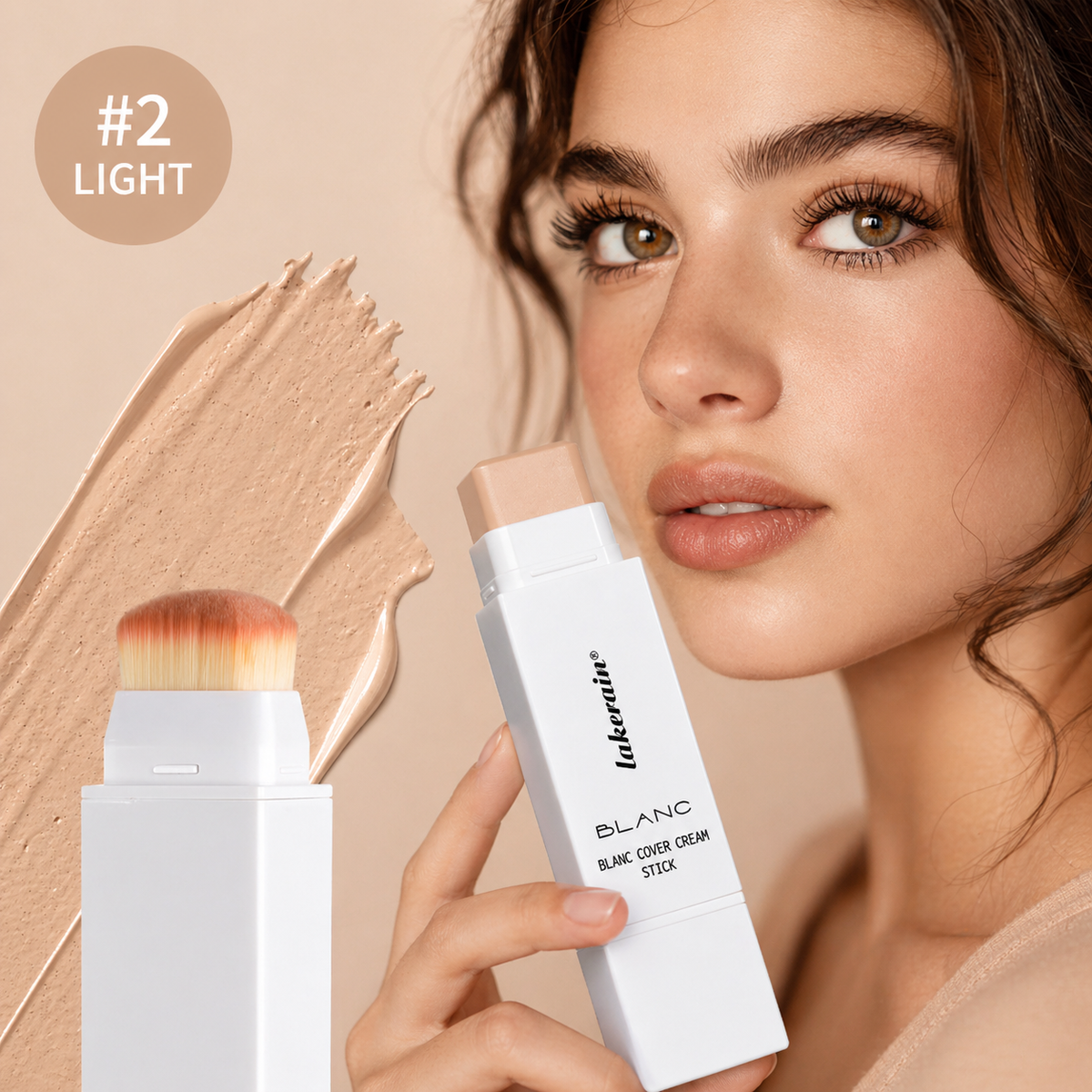 Stick de Base Blanc Cover Cream com Efeito Adaptável – Cobertura Natural para um Tom de Pele Uniforme