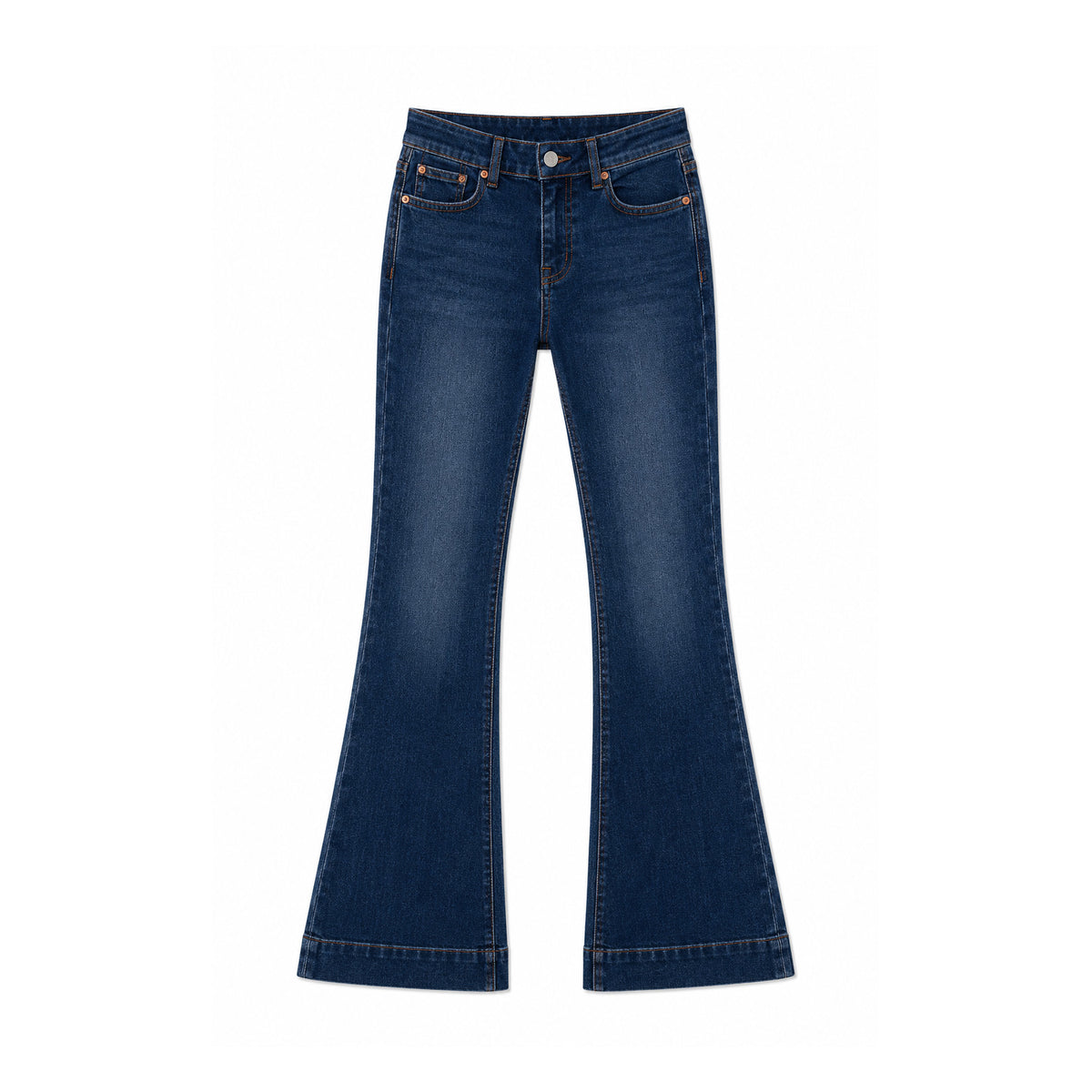 Flared Denim Jeans