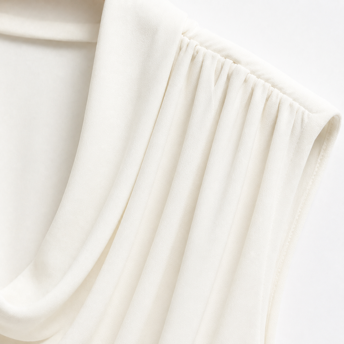 Draped Sleeveless Top