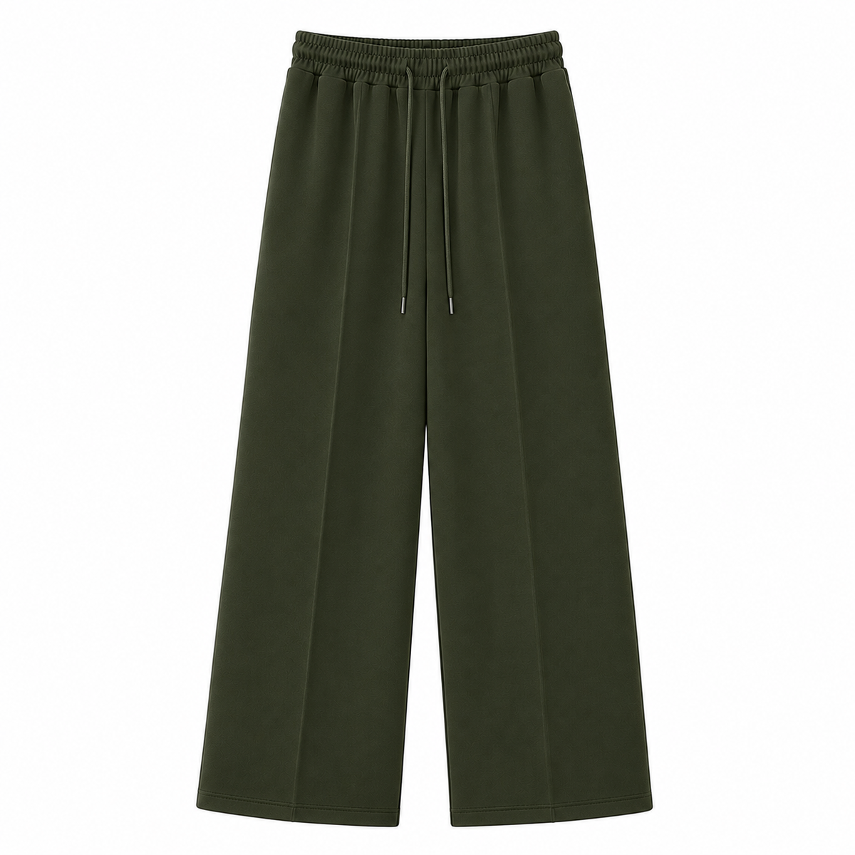 VÊ-O CLASSICS | Calças largas de sweat mulher, cintura elástica com cordão e bolsos laterais, confortáveis para o dia a dia