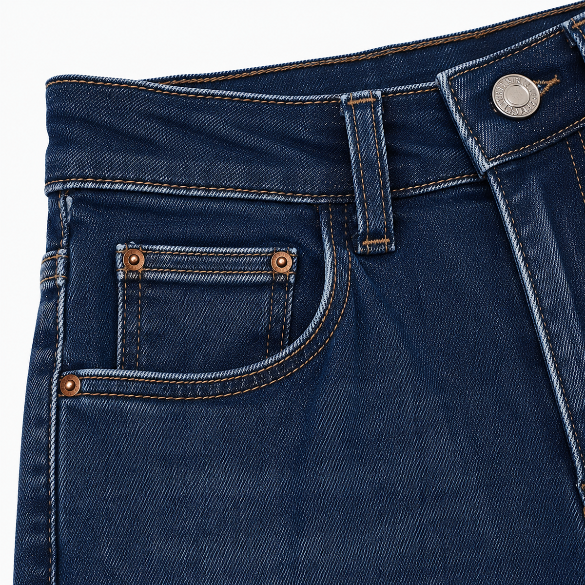 Flared Denim Jeans