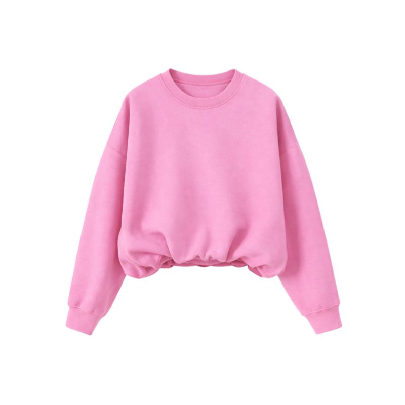 Vê-o Dailly｜Sweatshirt básica de gola redonda