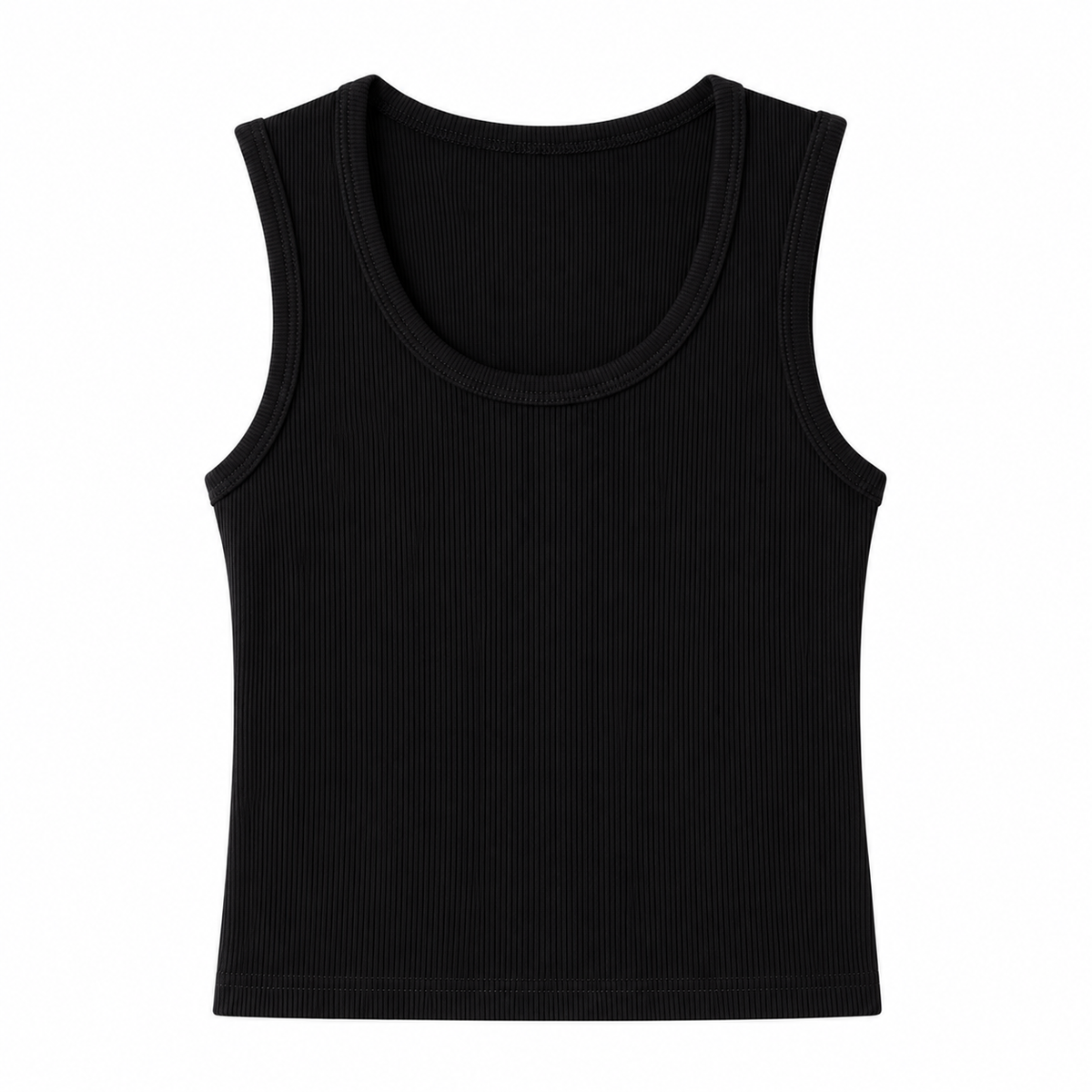 Ribbed Crop Tank Top