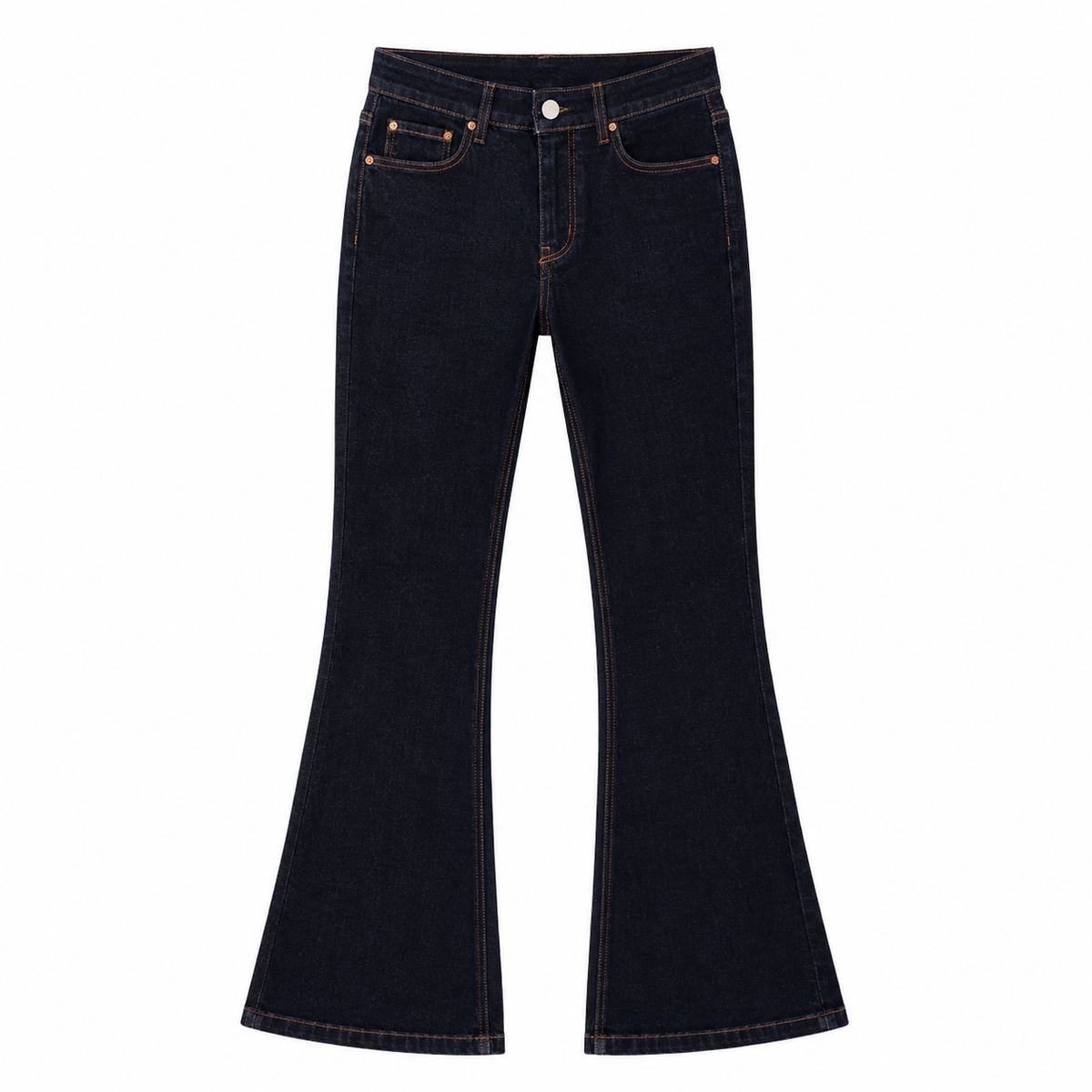 Flared Denim Jeans