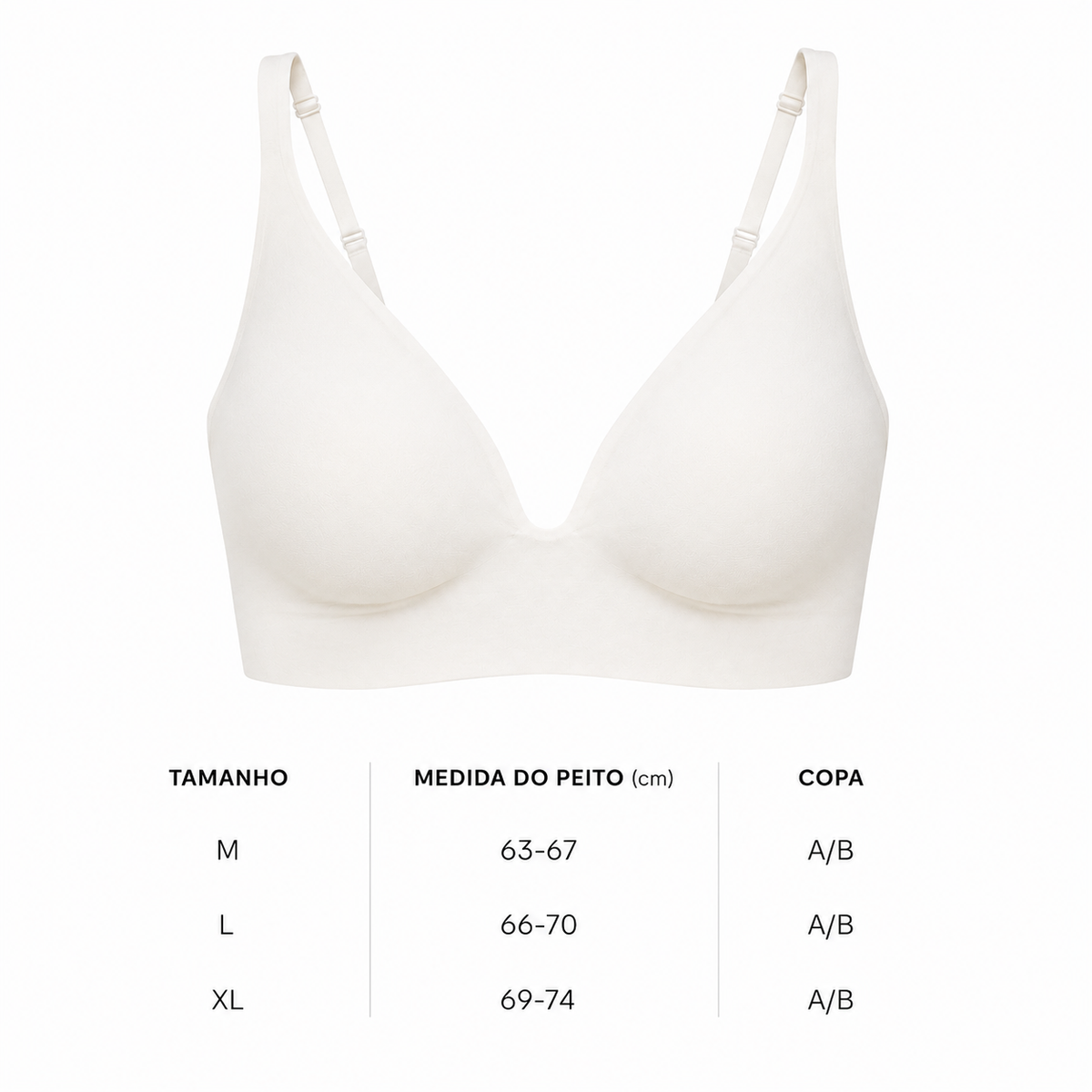 Seamless Wireless Bra