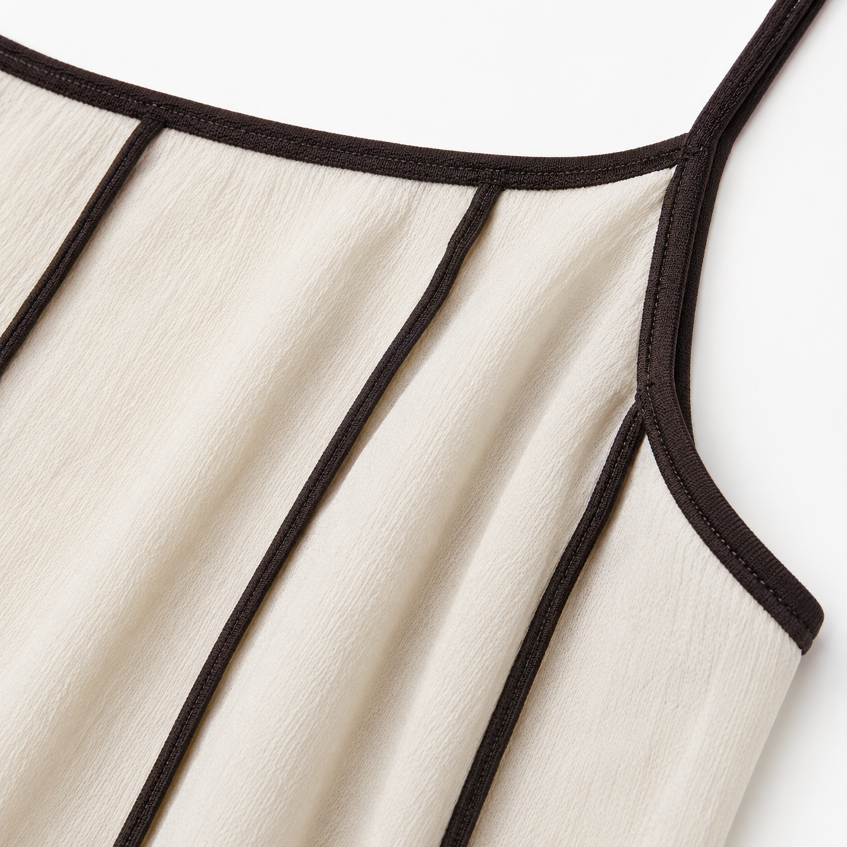Contrast Trim Cami Dress