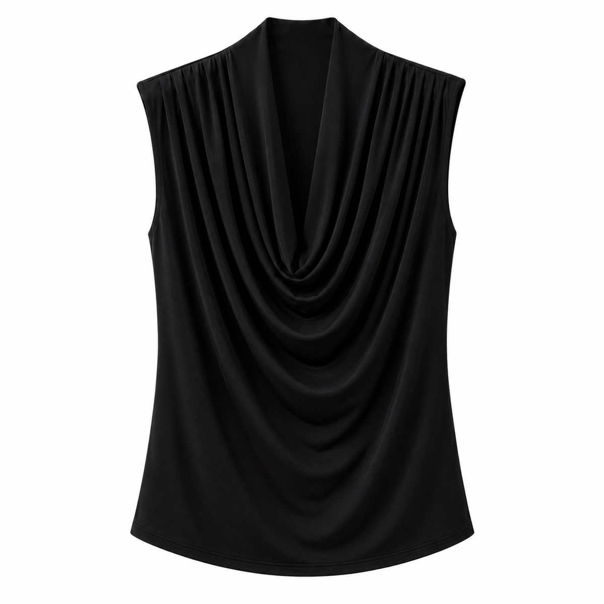 Draped Sleeveless Top