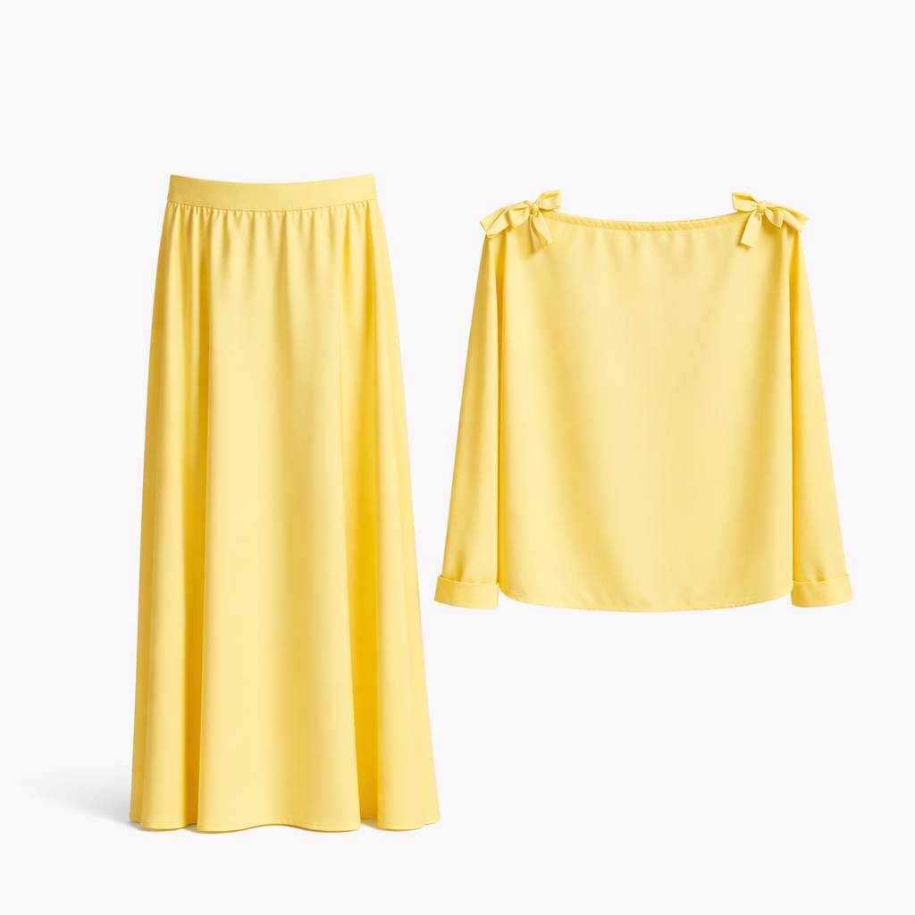 See It Studio｜Conjunto minimalista fluido de duas peças