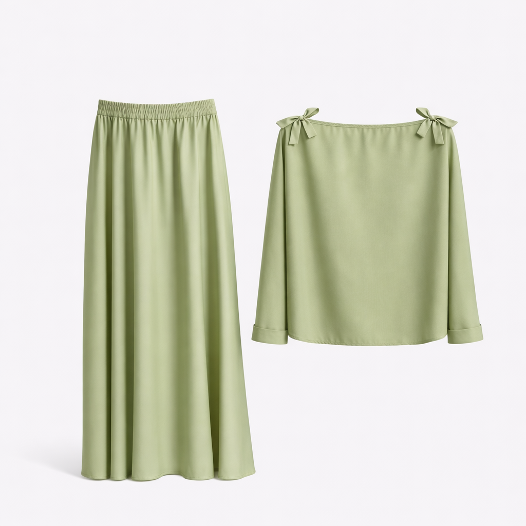 See It Studio｜Conjunto minimalista fluido de duas peças