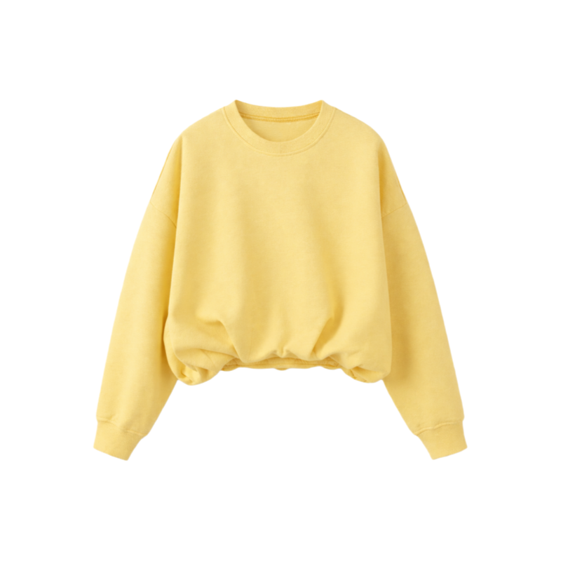 Vê-o Dailly｜Sweatshirt básica de gola redonda