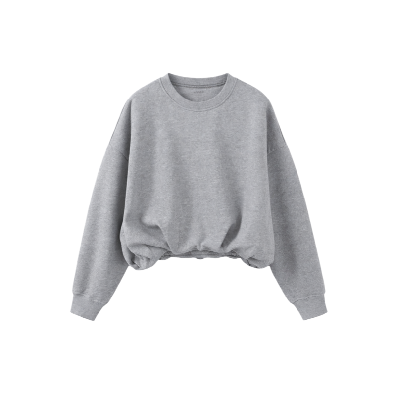 Vê-o Dailly｜Sweatshirt básica de gola redonda