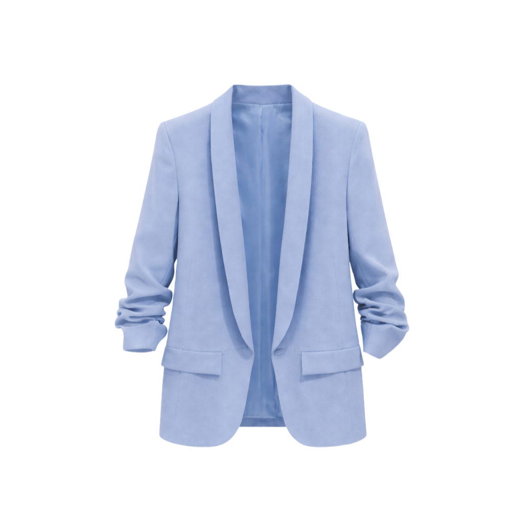 Vê-o Dailly｜Blazer Slim Fit com Lapela Simples