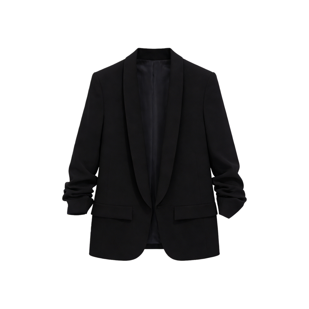 Vê-o Dailly｜Blazer Slim Fit com Lapela Simples