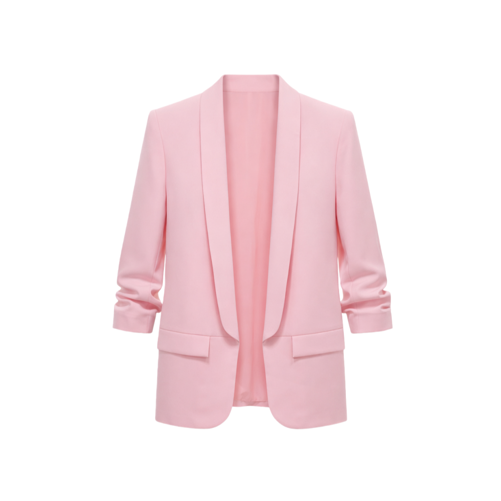 Vê-o Dailly｜Blazer Slim Fit com Lapela Simples