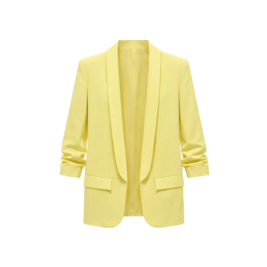 Vê-o Dailly｜Blazer Slim Fit com Lapela Simples