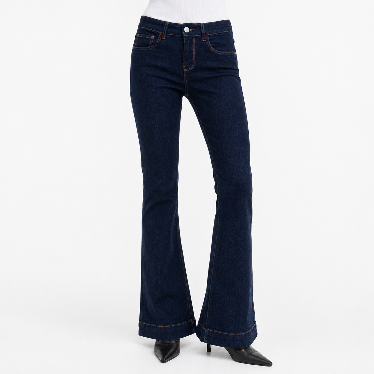 Flared Denim Jeans