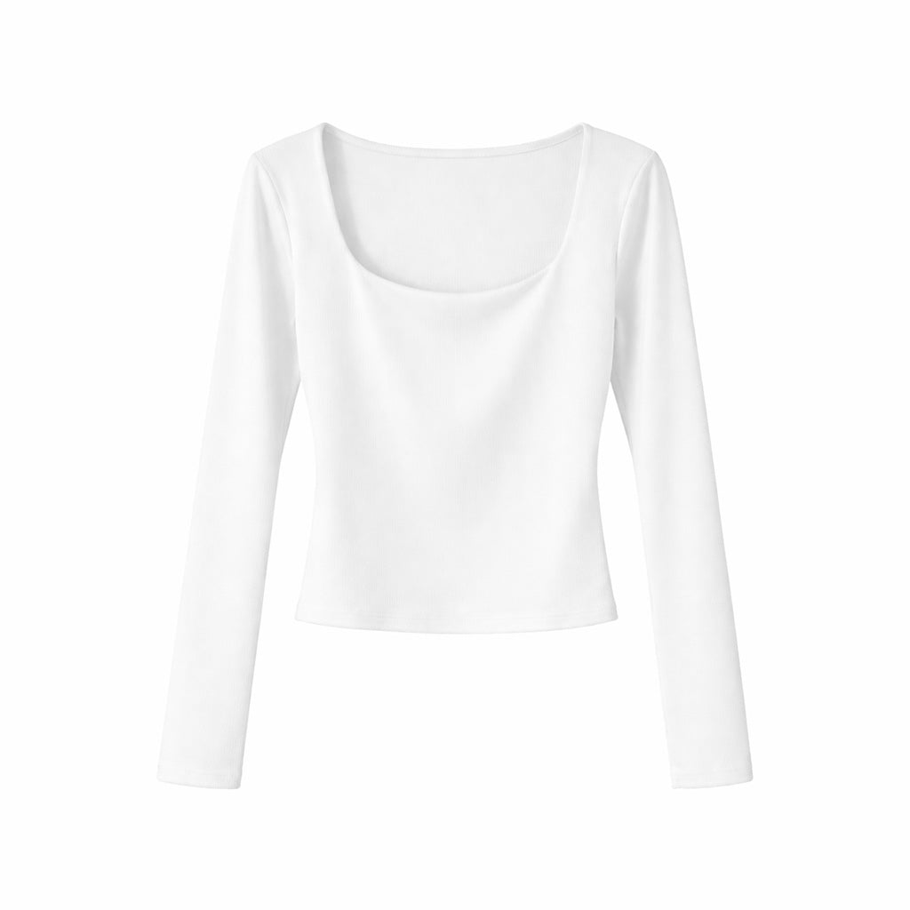 Camiseta térmica base con escote cuadrado