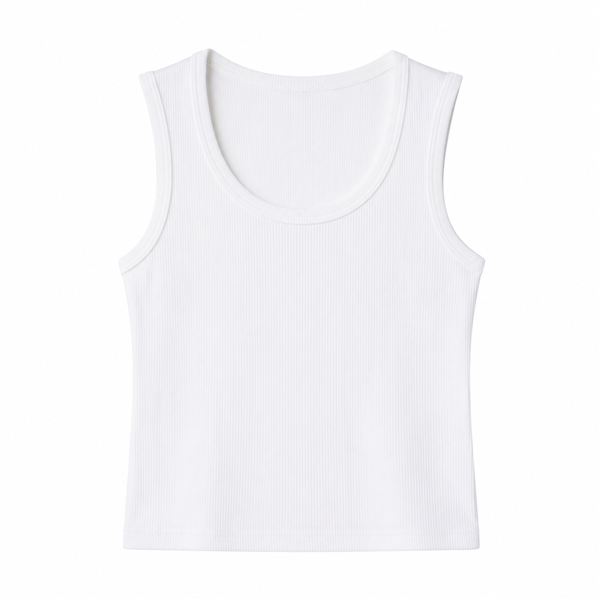 Ribbed Crop Tank Top