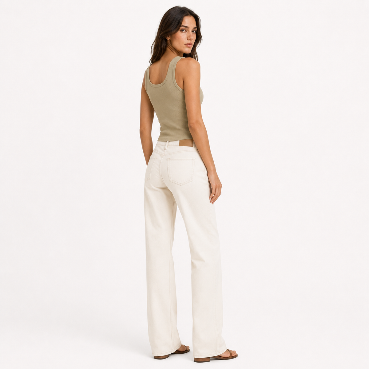 Ribbed Crop Tank Top