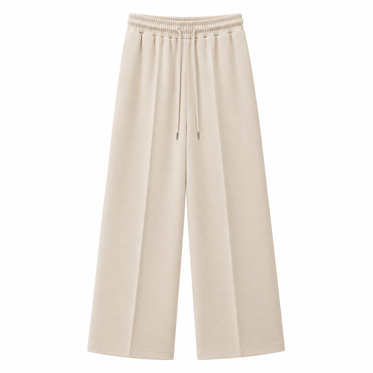 VÊ-O CLASSICS | Calças largas de sweat mulher, cintura elástica com cordão e bolsos laterais, confortáveis para o dia a dia