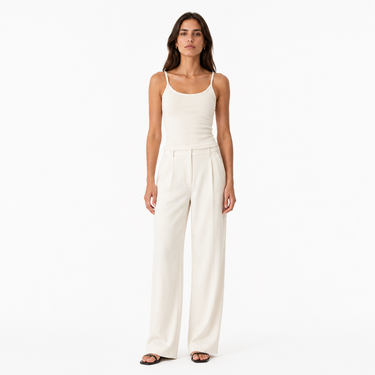 Ribbed Cami Tank Top